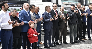 Karaman'dan Gazze'ye gönül köprüsü