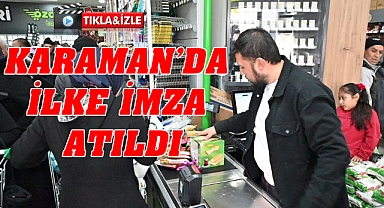 Karaman'da bir ilk